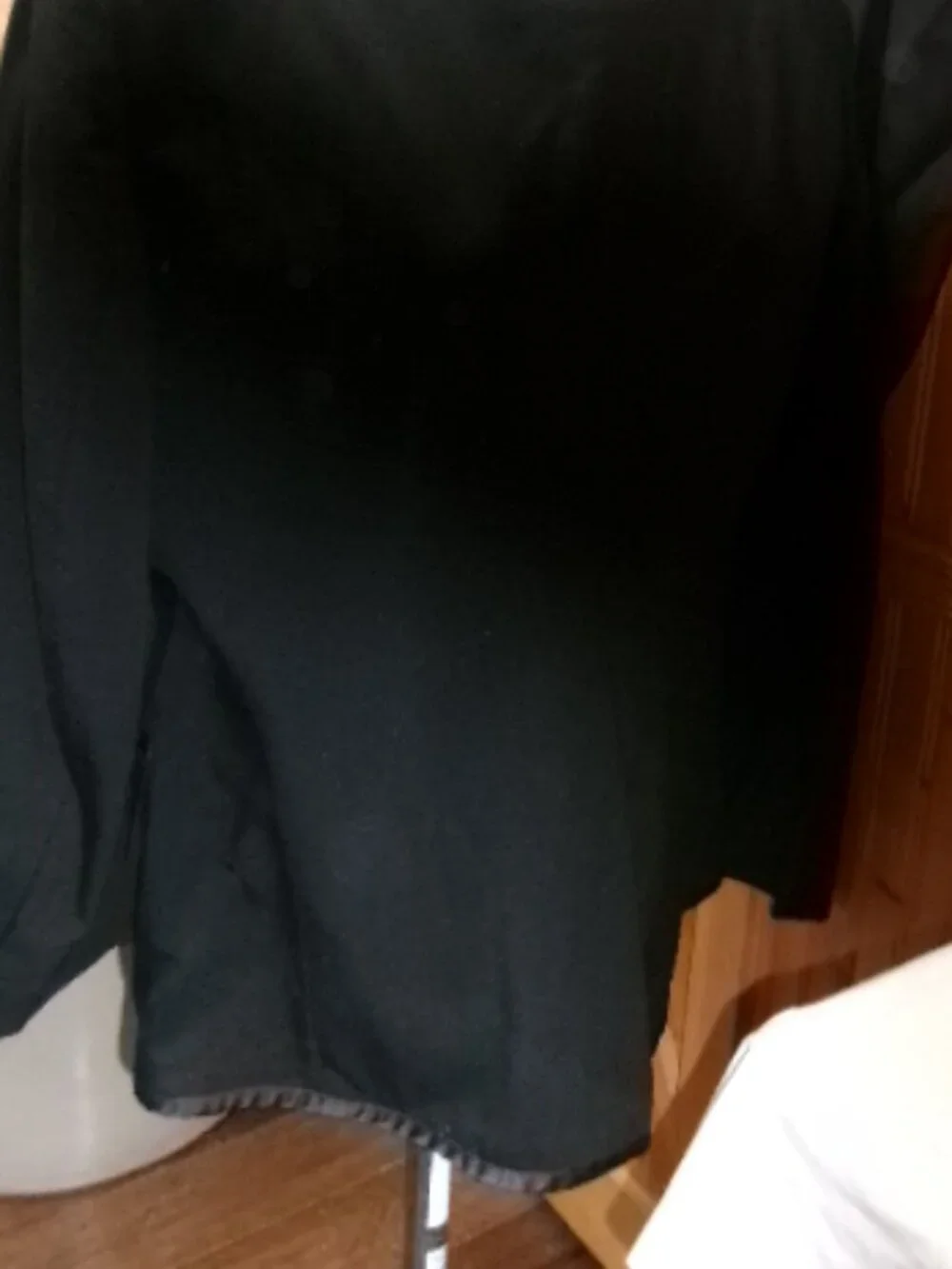 Vtg 44 S 60ss70s 3 piece Tuxedo black one button satin trim - Picture 7 of 9